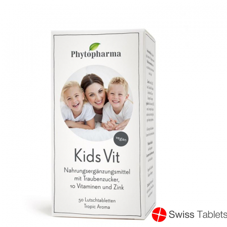 Phytopharma Kids Vit 10 vitamins & Zinc 50 lozenges