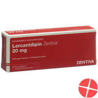 Lercanidipine Zentiva Filmtabl 20 mg 30 pcs