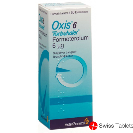 Oxis Turbuhaler Inh PLV 6 mcg / dose 60 Dos