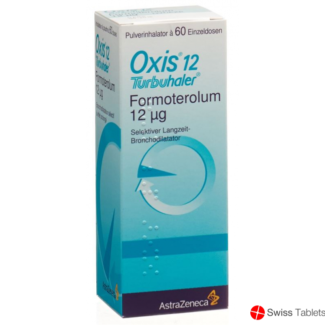 Oxis Turbuhaler Inh PLV 12 mcg / dose 60 Dos