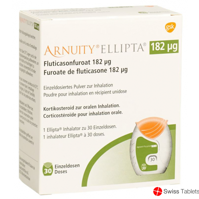 Arnuity Ellipta Inh Pulver 182mcg 30 Dos buy online
