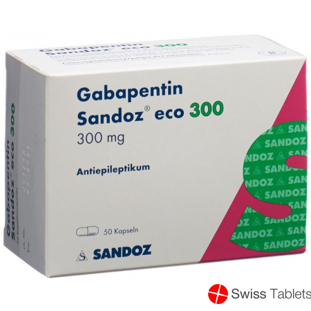 Gabapentin Sandoz eco Kaps 300 mg 50 pcs