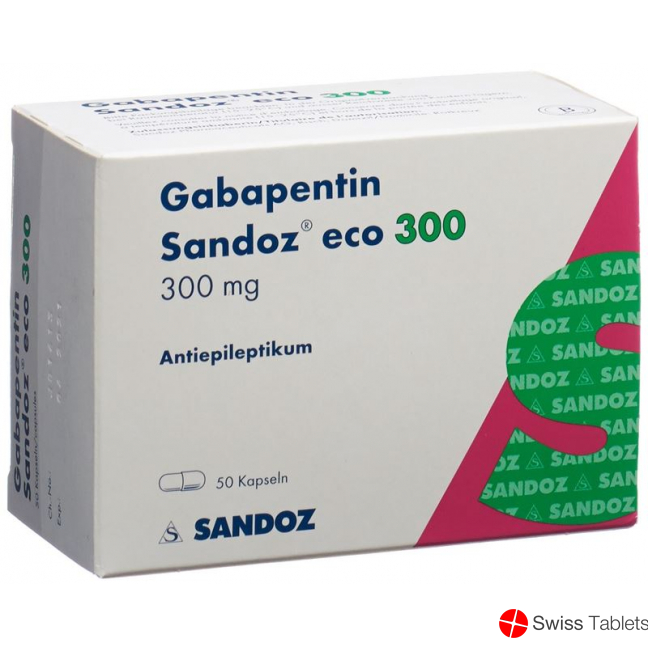 Gabapentin Sandoz eco Kaps 300 mg 50 pcs
