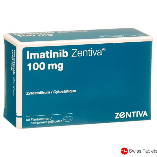 Imatinib Zentiva Filmtabl 100 mg of 60 pcs