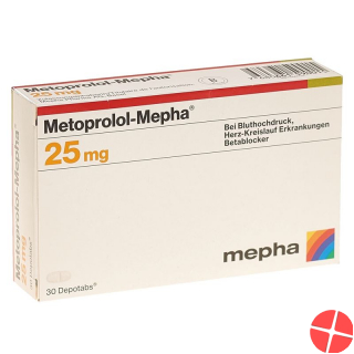 Metoprolol Mepha Depotabs 25mg 30 Stück