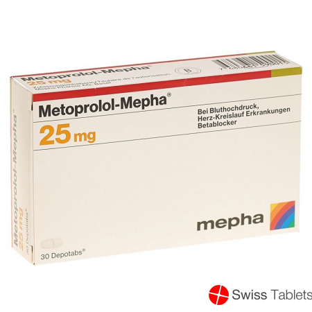 Metoprolol Mepha Depotabs 25mg 30 Stück buy online Metoprolol Mepha Depotabs 25mg 30 Stück buy online