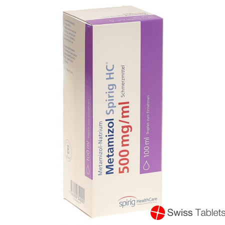 Dipyrone Spirig HC drops of 500 mg / ml 100 ml