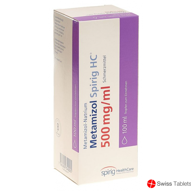 Dipyrone Spirig HC drops of 500 mg / ml 100 ml