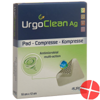 Urgoclean Ag Hydro Polyacryl 10x12cm Haft 10 Stück
