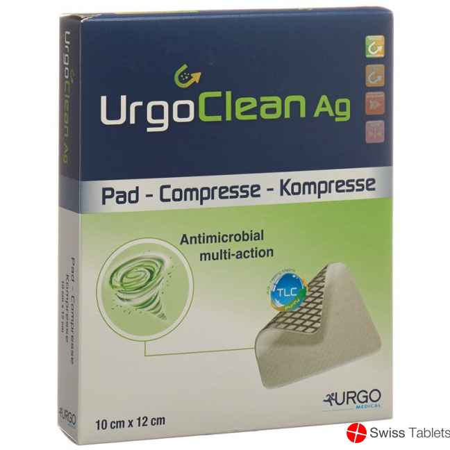 Urgoclean Ag Hydro Polyacryl 10x12cm Haft 10 Stück buy online
