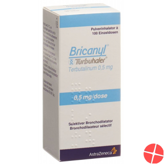 Bricanyl Turbuhaler Inh PLV 0.5 mg 100 doses