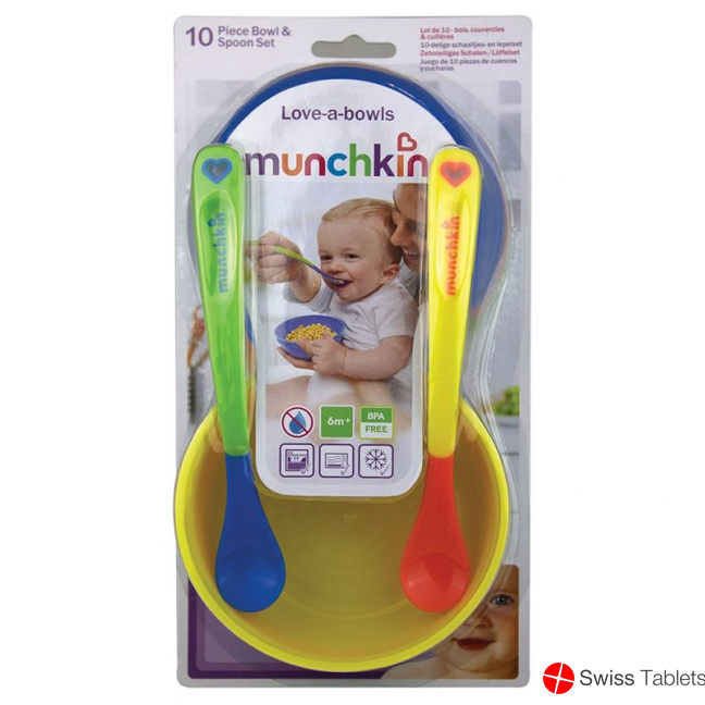 Munchkin Schalen-/loeffelset 10 Stück buy online