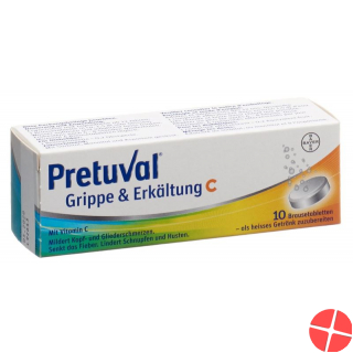 Pretuval flu and cold Brausetabl C 10 pcs