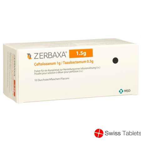 Zerbaxa Trockensub 1.5 g Durchstf 10 pcs