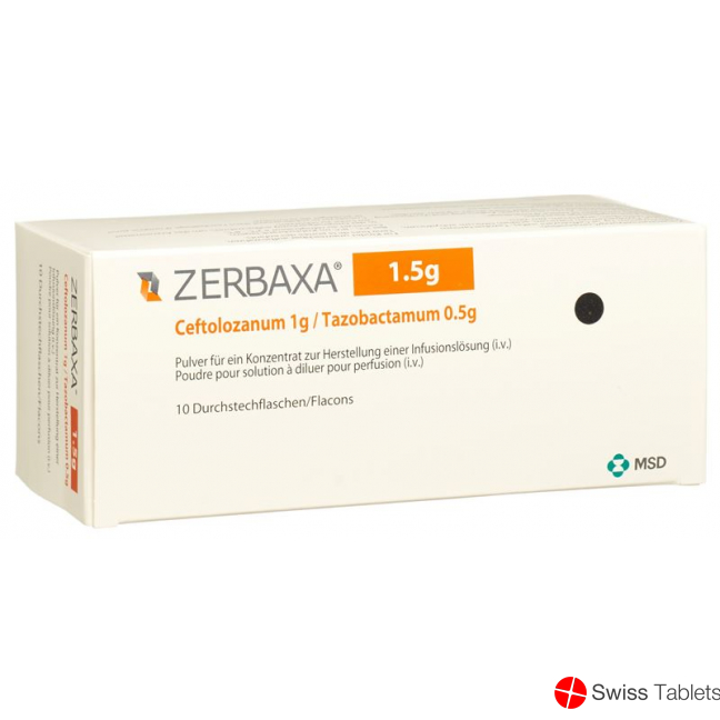 Zerbaxa Trockensub 1.5 g Durchstf 10 pcs