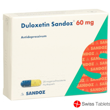 Duloxetine Sandoz Kaps 60 mg 28 pcs