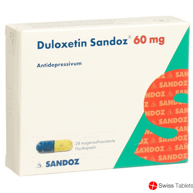 Duloxetine Sandoz Kaps 60 mg 28 pcs