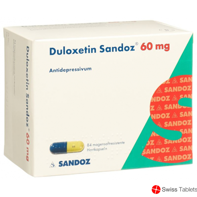 Duloxetin Sandoz Kapseln 60mg 84 Stück buy online