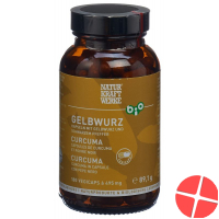 Naturkraftwerke Gelbwurz Pulver Kapseln Bio/kba 180 Stück