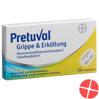 Pretuval flu and cold Filmtabl 20 pcs