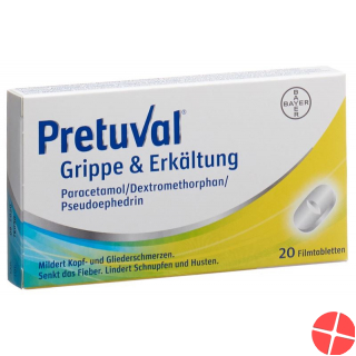 Pretuval flu and cold Filmtabl 20 pcs