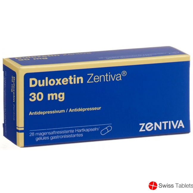 Duloxetine Zentiva Kaps 30 mg 28 pcs