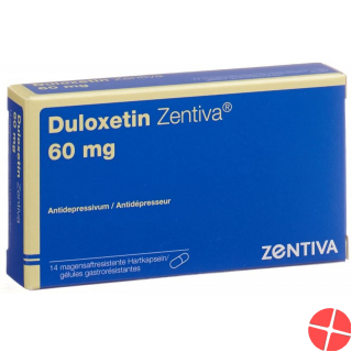 Duloxetine Zentiva Kaps 60 mg 14 pcs