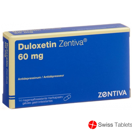 Duloxetine Zentiva Kaps 60 mg 14 pcs