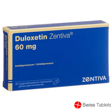 Duloxetine Zentiva Kaps 60 mg 28 pcs