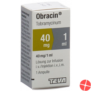 Obracin Injektionslösung 40mg/ml Durchstechflasche 1ml