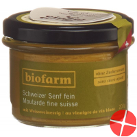 Biofarm Senf Fein Knospe Ch Glas 200g