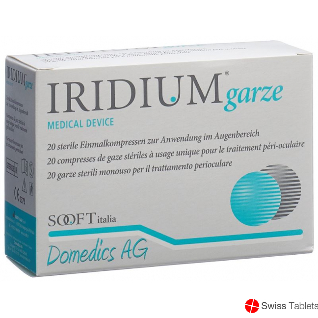 IRIDIUM Garze Einmalkompressen sterile 20 pcs