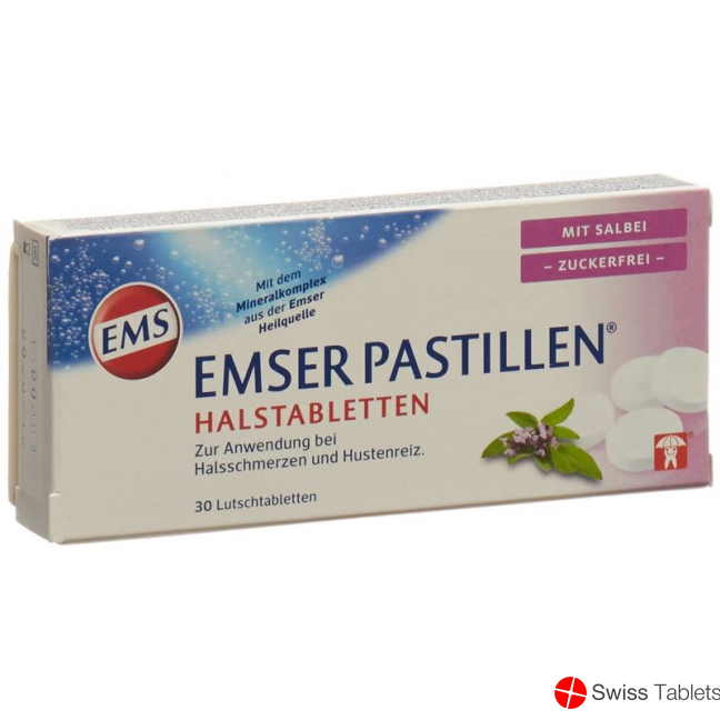 Emser sugar-free with sage 30 lozenges