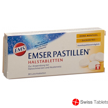 Emser sugar-free without menthol 30 pastilles
