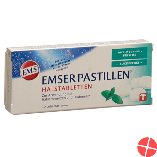 Emser sugar-free with menthol 30 pastilles