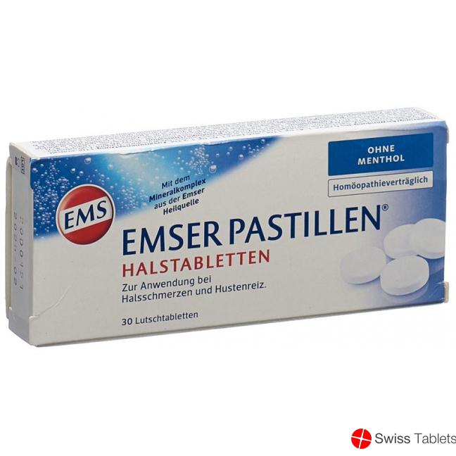 Emser without menthol 30 lozenges