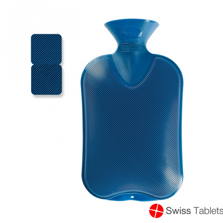 Fashy Wärmflasche 2L Doppellamelle Saphir buy online