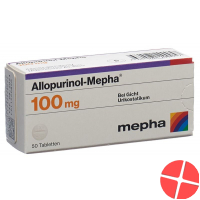 Allopurinol Mepha Tabletten 100mg 50 Stück