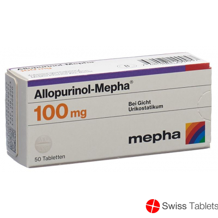 Allopurinol Mepha Tabletten 100mg 50 Stück buy online