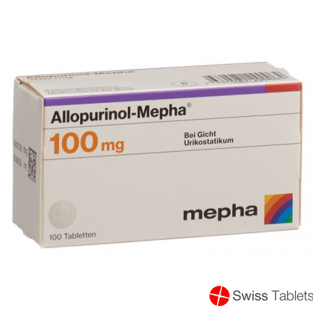 Allopurinol Mepha tbl 100 mg 100 pcs