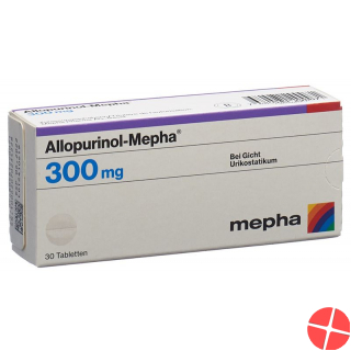 Allopurinol Mepha tbl 300 mg 30 pcs