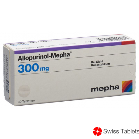 Allopurinol Mepha tbl 300 mg 30 pcs