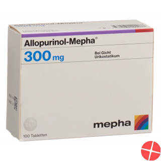 Allopurinol Mepha Tabletten 300mg 100 Stück