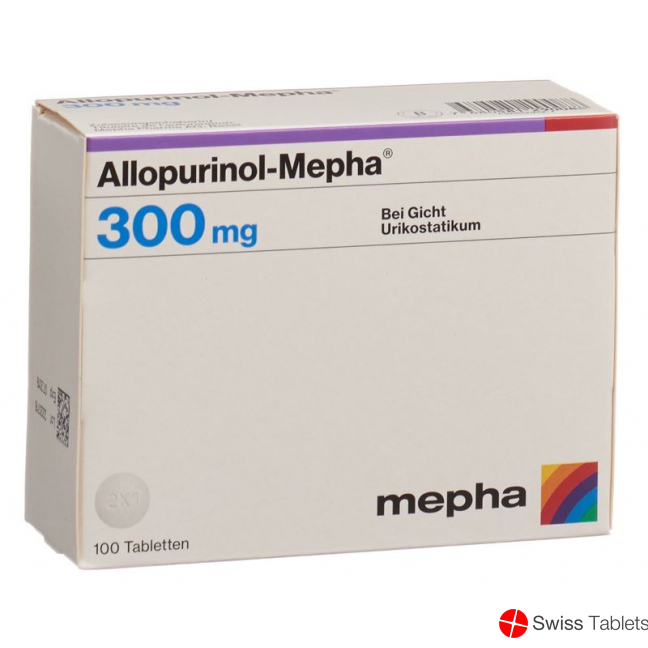 Allopurinol Mepha Tabletten 300mg 100 Stück buy online