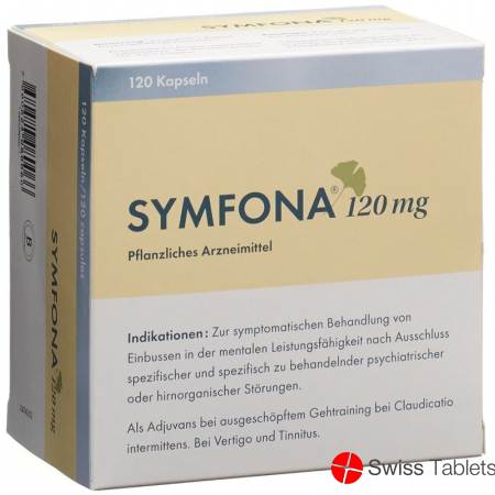 Symfona Kaps 120 mg 120 pcs