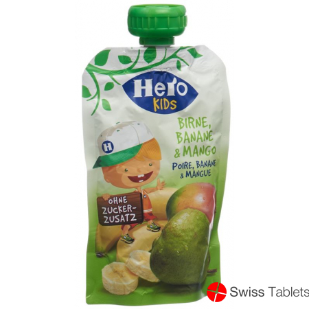 Hero Kids Smoothie pear banana Mango Btl 120 g