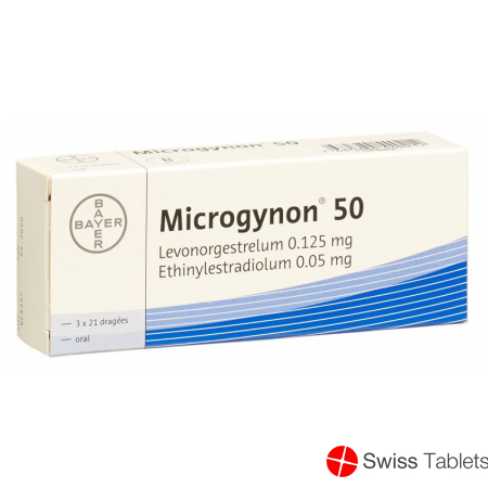 Microgynon 50 Dragees 3x 21 Stück buy online