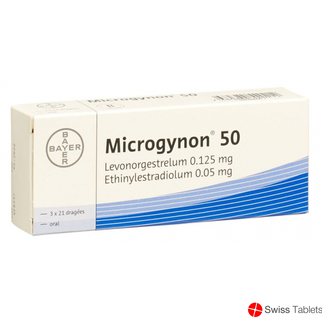 Microgynon 50 Dragees 3x 21 Stück buy online