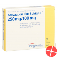 Atovaquon Plus Spirig HC Filmtabletten 250/100 24 Stück