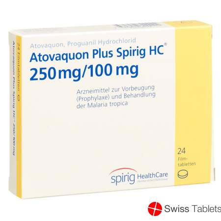 Atovaquon Plus Spirig HC Filmtabletten 250/100 24 Stück buy online